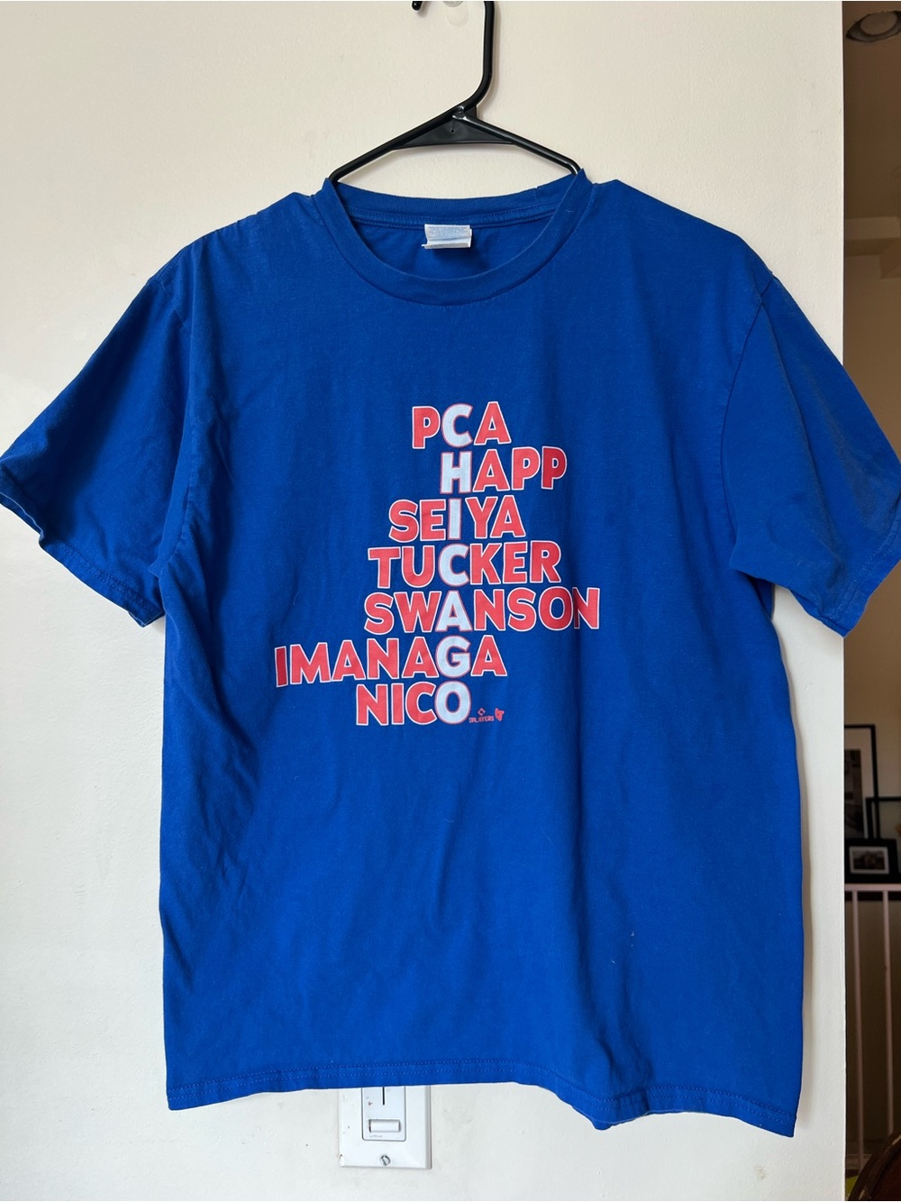 BreakingT Chicago Cubs Players Tee M PCA Happ Seiya Tucker Swanson Imanaga Nico